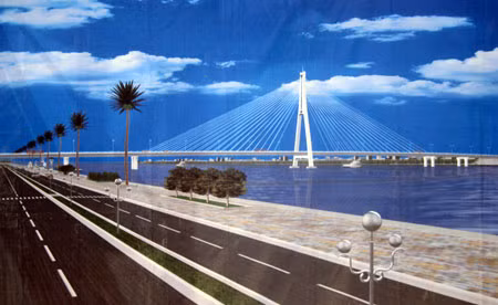 Phối cảnh cầu Nhật Lệ 2.