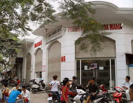 Phòng khám Maria, nơi xảy ra việc bệnh nhân tử vong.