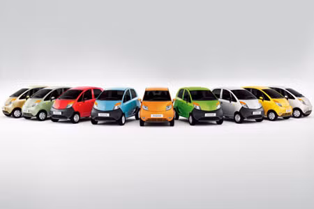 Dòng xe giá rẻ Nano của Tata Motors.