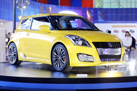Hình ảnh xe New Swift, đối thủ của Toyota Yaris.