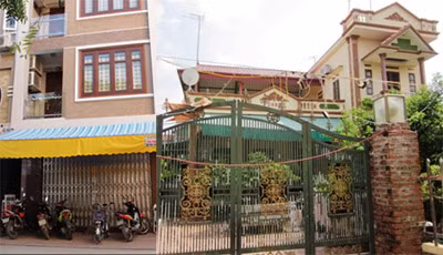 Cơ ngơi bề thế của Nguyễn Thị Dậu và Nguyễn Thị Cúc.