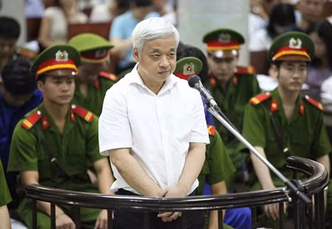 Bị cáo Nguyễn Đức Kiên tại tòa.