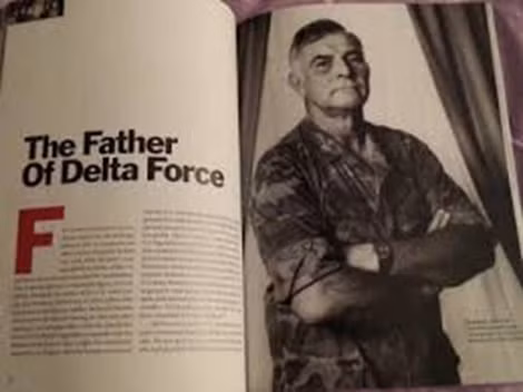 Beckwith từng được truyền thông Mỹ tôn vinh là "cha đẻ" của Delta Force.