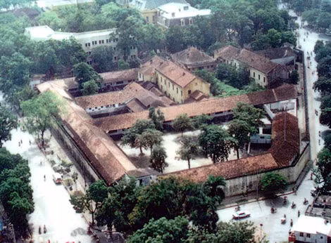 Toàn cảnh Hỏa Lò trước năm 1993.