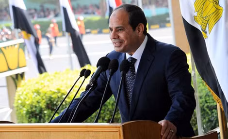 Tổng thống A. El-Sisi phát biểu tại lễ tốt nghiệp.
