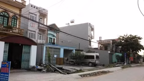 Xã Tam Dị, huyện Lục Nam, tỉnh Bắc Giang với những ngôi nhà cao tầng khang trang san sát.