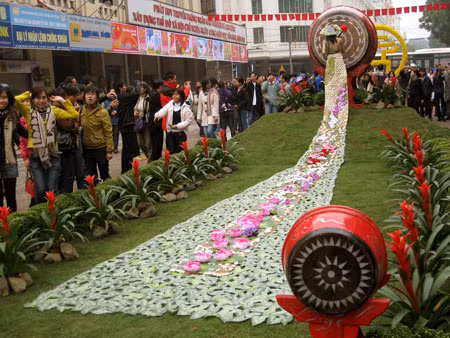 Lễ hội hoa 2010 (ảnh Thanh Hằng).