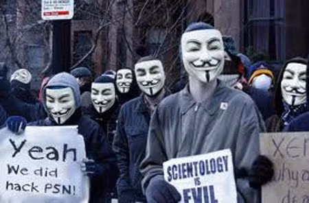 Nhóm Anonymous đã hack vào rất nhiều website của các tổ chức.