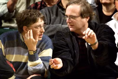 Paul Allen (phải) và Bill Gates những ngày cùng sát cánh.
