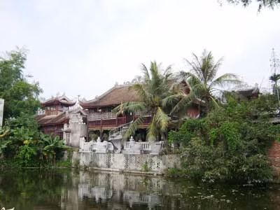 Một góc chùa Cốc thuở xưa.
