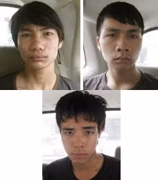 Các đối tượng trong vụ án.