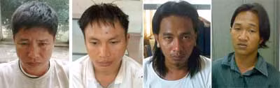 Các đối tượng: Chương, Thìn, Lâm và Thông.