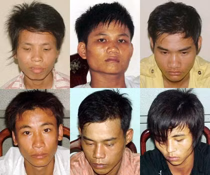 Sáu tên cướp bị khởi tố.
