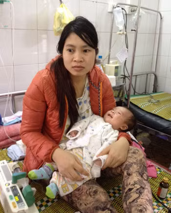 BV Xanh Pôn đang phải tiếp nhận nhiều bệnh nhi mắc bệnh sởi.