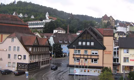 Một góc thị trấn Oberndorf.
