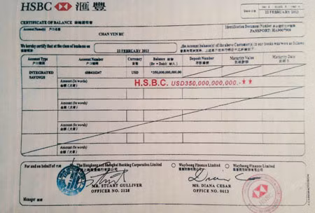 Dùng chứng thư dởm bảo lãnh 350 tỉ USD để “săn” dự án ảnh 1