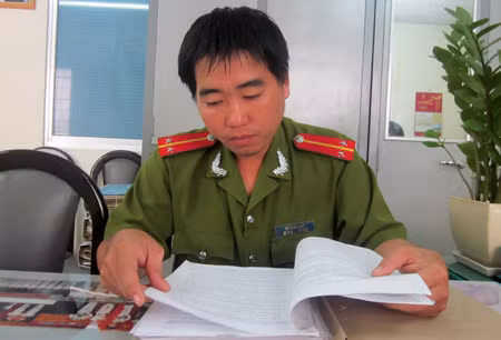 Trung úy Võ Quốc Đạt.