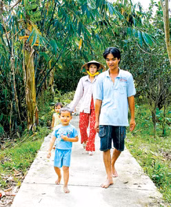 Gia đình của Vương.