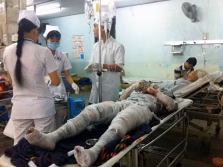 Nạn nhân trong vụ tự thiêu ở Bình Phước tử vong tại BV Chợ Rẫy.