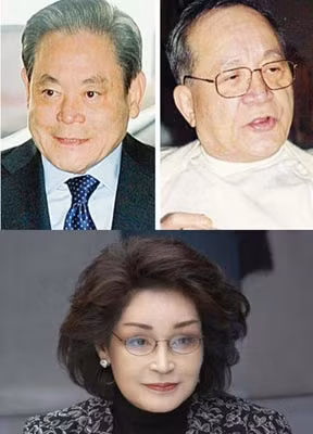 Lee Kun-hee liên tiếp vướng vào kiện tụng với anh trai, chị gái và nhiều cá nhân khác.