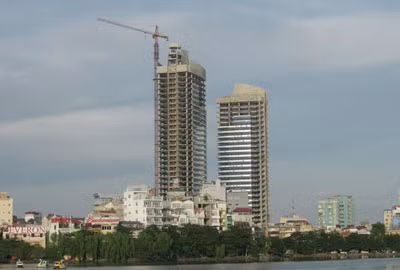 Một góc Hà Nội đang xây dựng hôm nay.