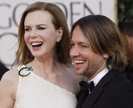 Nicole Kidman và chồng, Keith Urban tại Lễ trao giải Quả cầu Vàng vào ngày 17/1 vừa qua.