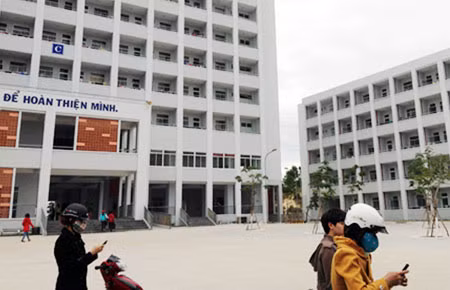 Ký túc xá nơi xảy ra án mạng.