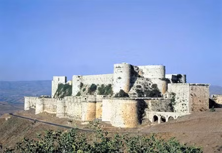 Lâu đài Krak des Chevaliers - di tích thời Thập tự chinh.