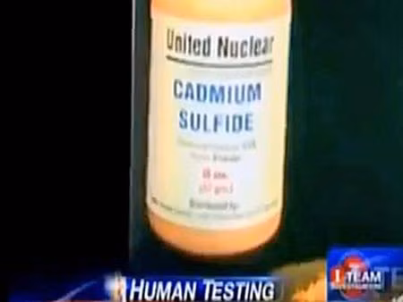 Lọ cadmium sulfide.