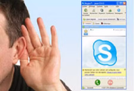 Sử dụng Skype có thể bị nghe lén.