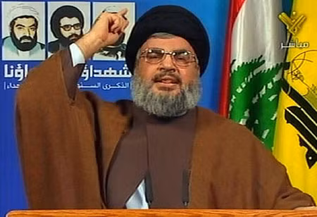 Hassan Nasrallah, lãnh đạo Hezbollah và là mục tiêu ám sát của Mossad.