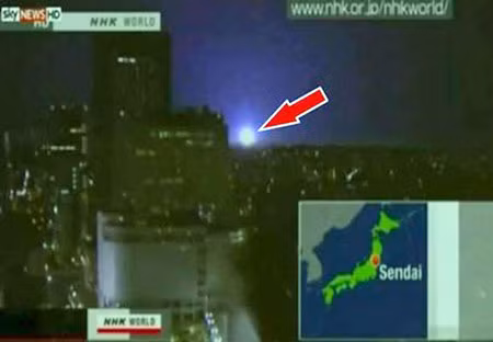 Quả cầu phát sáng kỳ lạ được phát hiện trong trận động đất ở Fukushima.