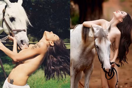 Cao Thùy Linh ăn cắp ý tưởng của Angelina Jolie.