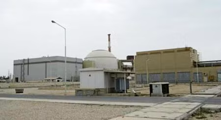 Nhà máy hạt nhân Bushehr của Iran.