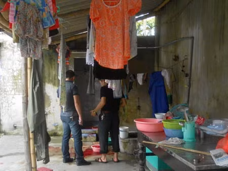 Hiện trường vụ án.