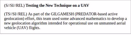 Tài liệu mật NSA tiết lộ về hệ thống GILGAMESH.