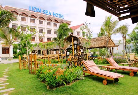Khách sạn Lion Sea của "đại gia" kiêm "đại lý" cá độ Lê Kỳ Hoan.