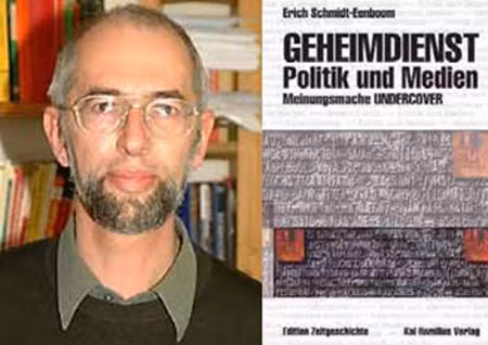 Erich Schmidt-Eenboom và cuốn sách về tình báo.