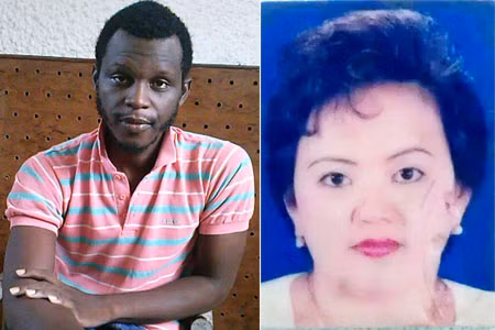 Okoye Uchenna và Võ Thị Xuân Hồng.