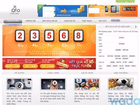 Một trang web chơi lô đề online.