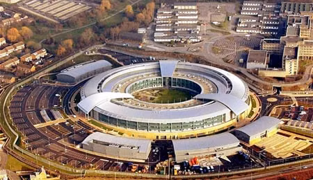 Tổng hành dinh GCHQ ở thành phố Cheltenham.