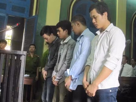 4 tên côn đồ gây nên cái chết của anh Phạm Đức Linh.