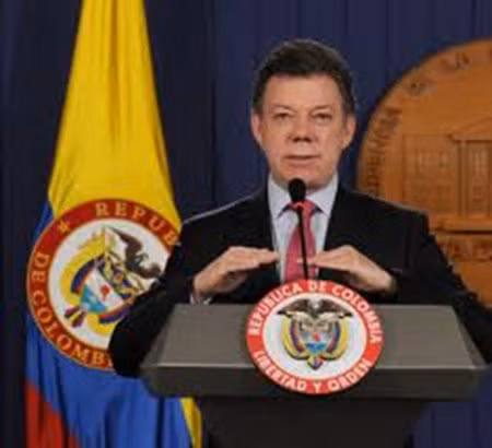 Tổng thống Juan Manuel Santos.