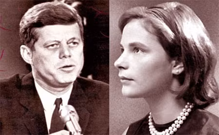 Tổng thống John F. Kennedy và cô Mimi Alford.