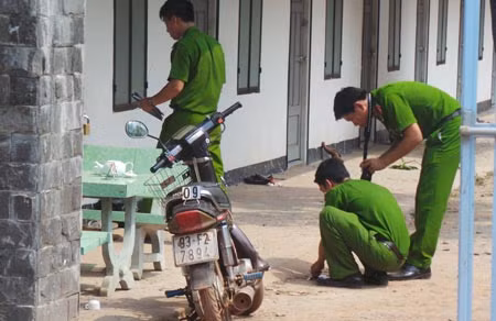 Hiện trường vụ trọng án.