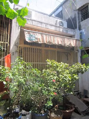 Căn nhà nơi xảy ra vụ án kinh hoàng.