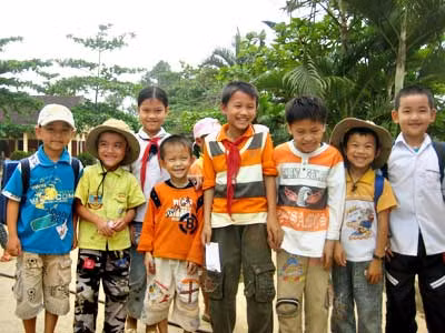 Thế hệ thứ 3 con em miền Nam ở thị trấn Lệ Ninh luôn học hành đến nơi đến chốn.