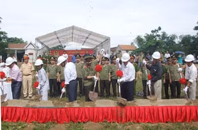 Khởi công xây dựng nhà tưởng niệm đồng chí Trần Quốc Hoàn.