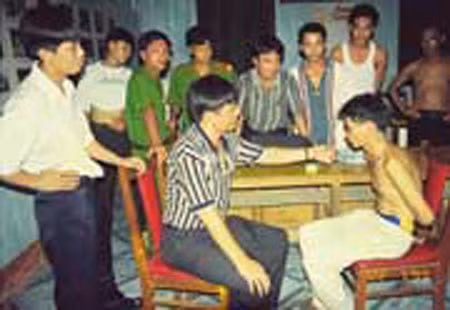 Nguyễn Minh Châu khi mới bị bắt.