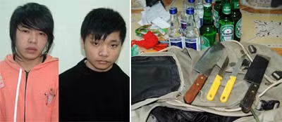 Tuấn, Lương và tang vật vụ án.